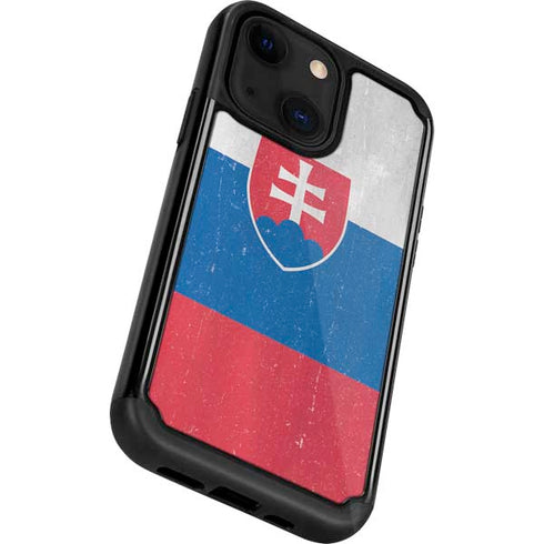 Slovakia Flag Distressed iPhone 13 Cargo Case
